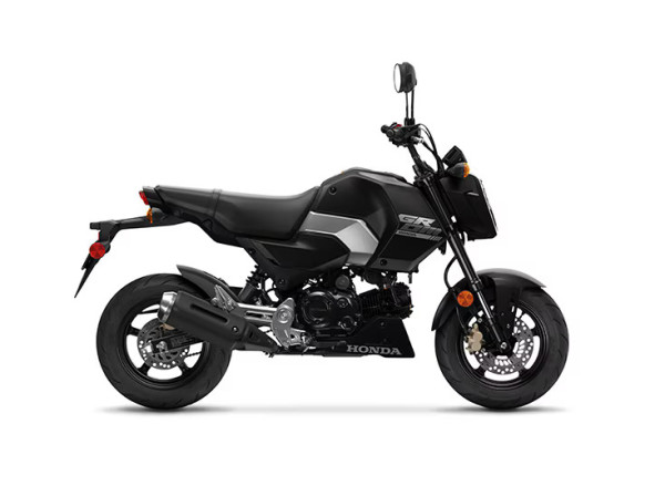 Mat Gun Powder Black Metallic 2025 Honda Grom