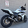 WHITE 2016 Honda CBR500R