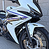 WHITE 2016 Honda CBR500R