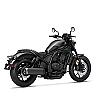 Mat Ballistic Black Metallic 2025 Honda Rebel 1100